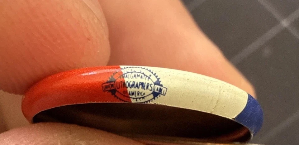 Richard Nixon For President RARE 1960 Litho Campaign Button - Image 3 of 4