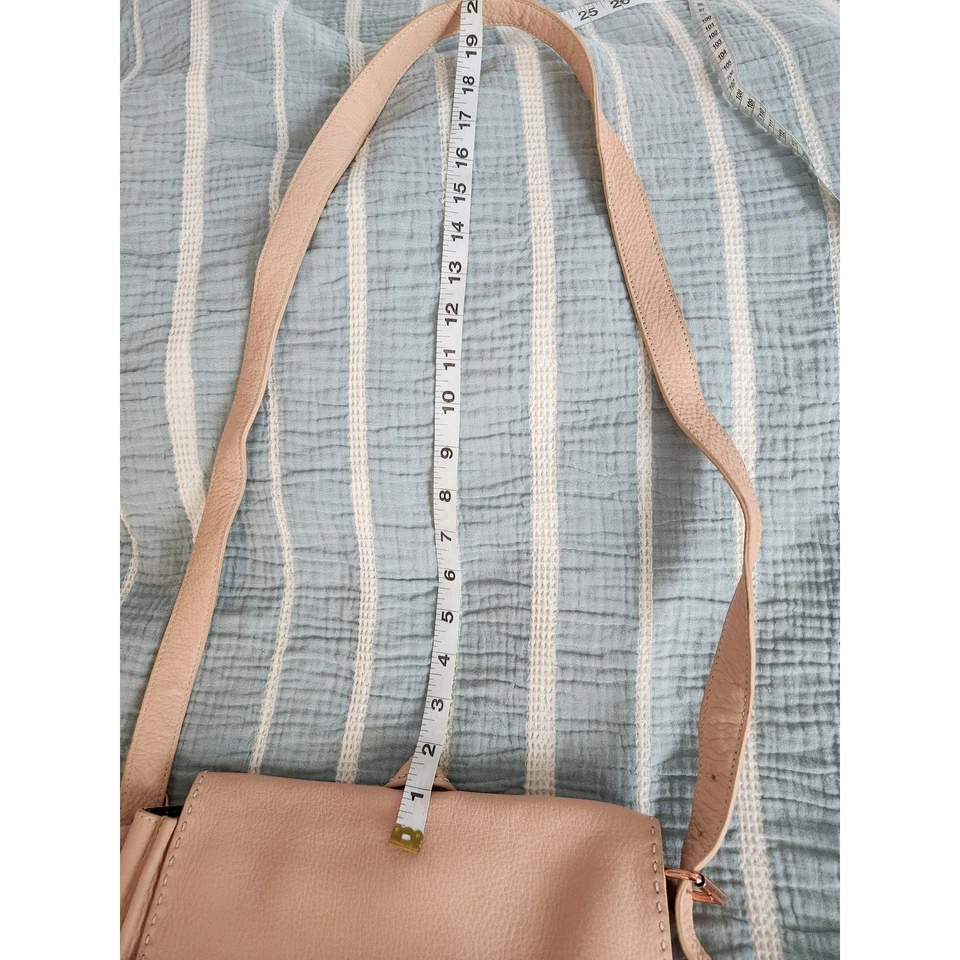 Bolso Bandolera Ted Baker Rosa Suave Oro Rosa Herrajes Cartera Pequeña Foto 3 de 4