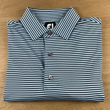 FootJoy FJ Prodry Stretch Lisle Polo Men’s L Multicolor Stripe No Logo New