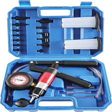Zjeryl Gull 23Pcs Handheld Vacuum Pump Tester Brake Bleeder Kit Brake System