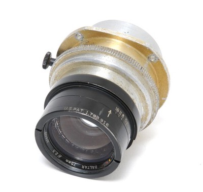Bausch and Lomb Baltar 75mm f2.3 movie cine lens Rochester N.Y.