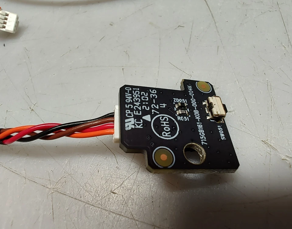 BenQ MOBIUZ EX2510 EX2510-T 25" Monitor Button Board LVDS Cables Repair Set - Image 4 of 4