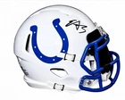 Edgerrin James Signed Indianapolis Colts Speed Mini Helmet JSA Certification