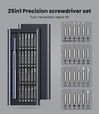 25 in 1 Precision Screwdriver Set Magnetic Mini Repair Tool Kit
