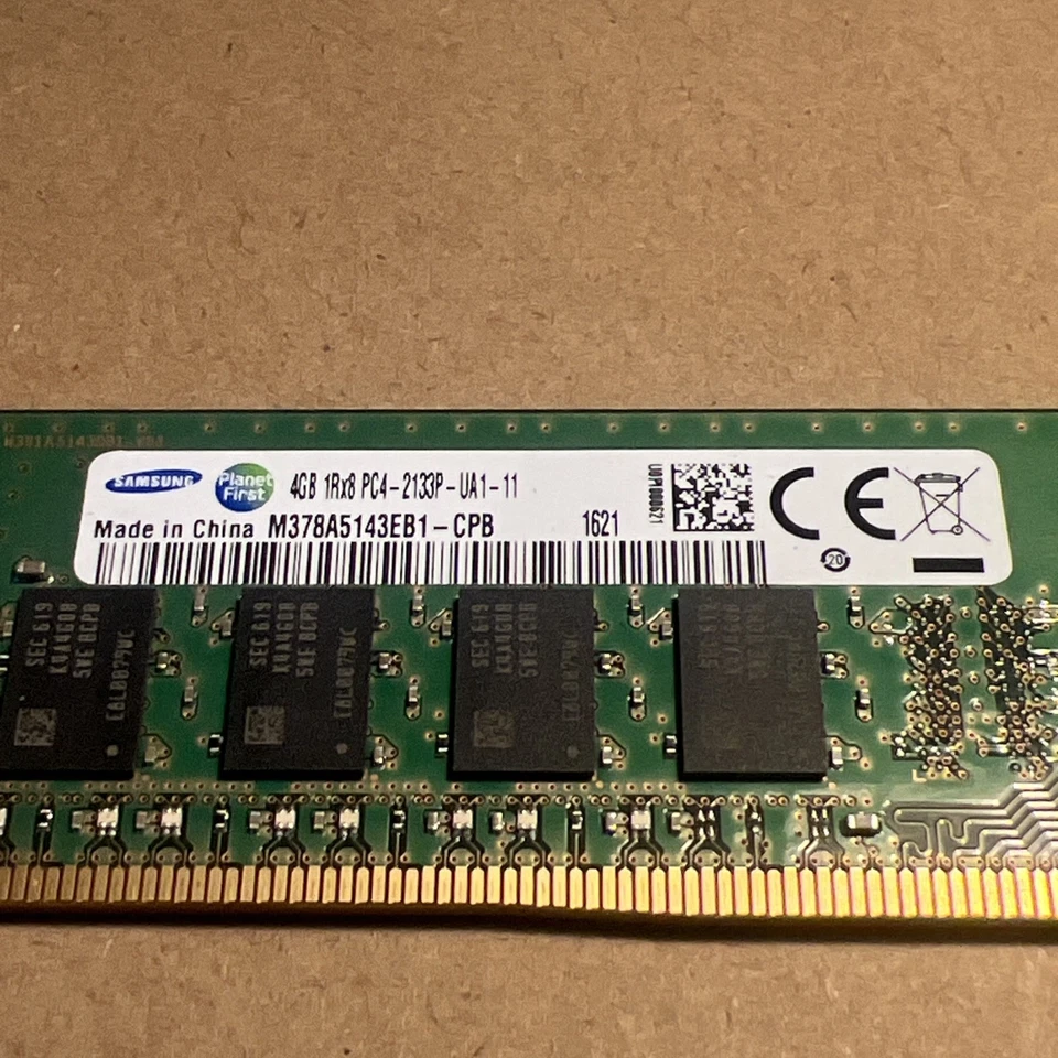4GB M378A5143EB1-CPB Samsung 4GB 1Rx8 PC4-2133P-UA1-11 DDR4 Arbeitsspeicher - Bild 4 von 4