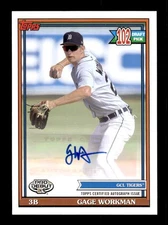 2021 Topps Pro Debut #PD-179 Gage Workman Autographs