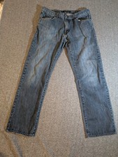 Calvin Klein Jeans Men's 34x30 Straight Dark Wash Denim Stretch Jeans Casual