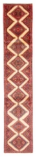 Vintage Hand-knotted Runner Rug 1'9" x 9'6" Traditional Oriental Wool Carpet