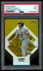 2006 Finest #75 Albert Pujols Gold /49 PSA 9 Cardinals