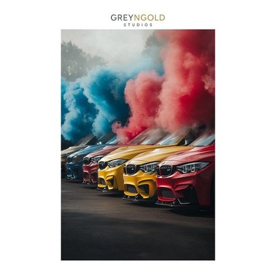 BMW F80 M3 Colorful Super Cars Poster Wall Art Print pick size A4/A3/A2/90x60cm