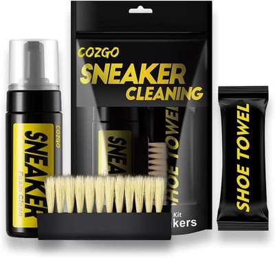 COZGO Shoe Cleaner Kit for Sneaker, Water-Free Foam Sneaker 5.3Oz... 
