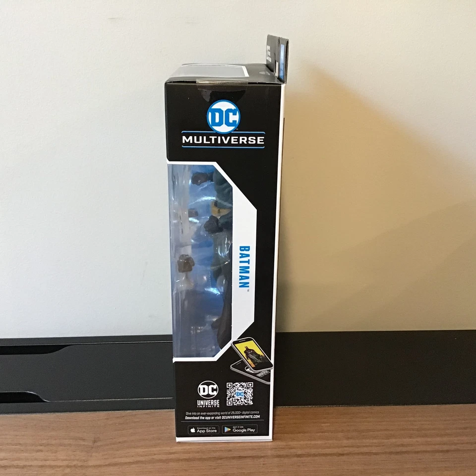 Batman The Cowardly Lot DC Multiverse Batman Wave 4 Action Figure Red Platinum - Image 2 of 4