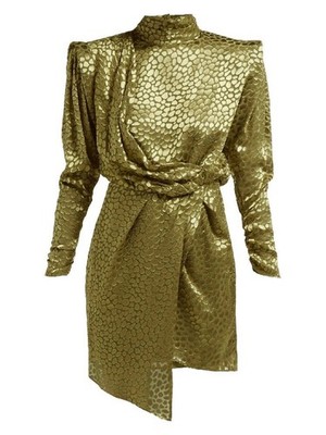 Dundas ( London) Wickel Minikleid S in Grün UVP 1205£