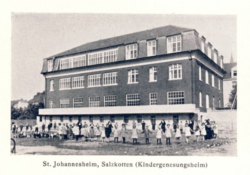 Franziskanerinnen Salzkotten 2 Seiten Historie von 1928 Mutterhaus & Anstalten
