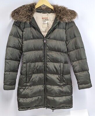 Prada Down Coat Art.28C062, Fur Trimmed Collar | eBay Prada Down Coat Art.28C062, Fur Trimmed Collar | eBay