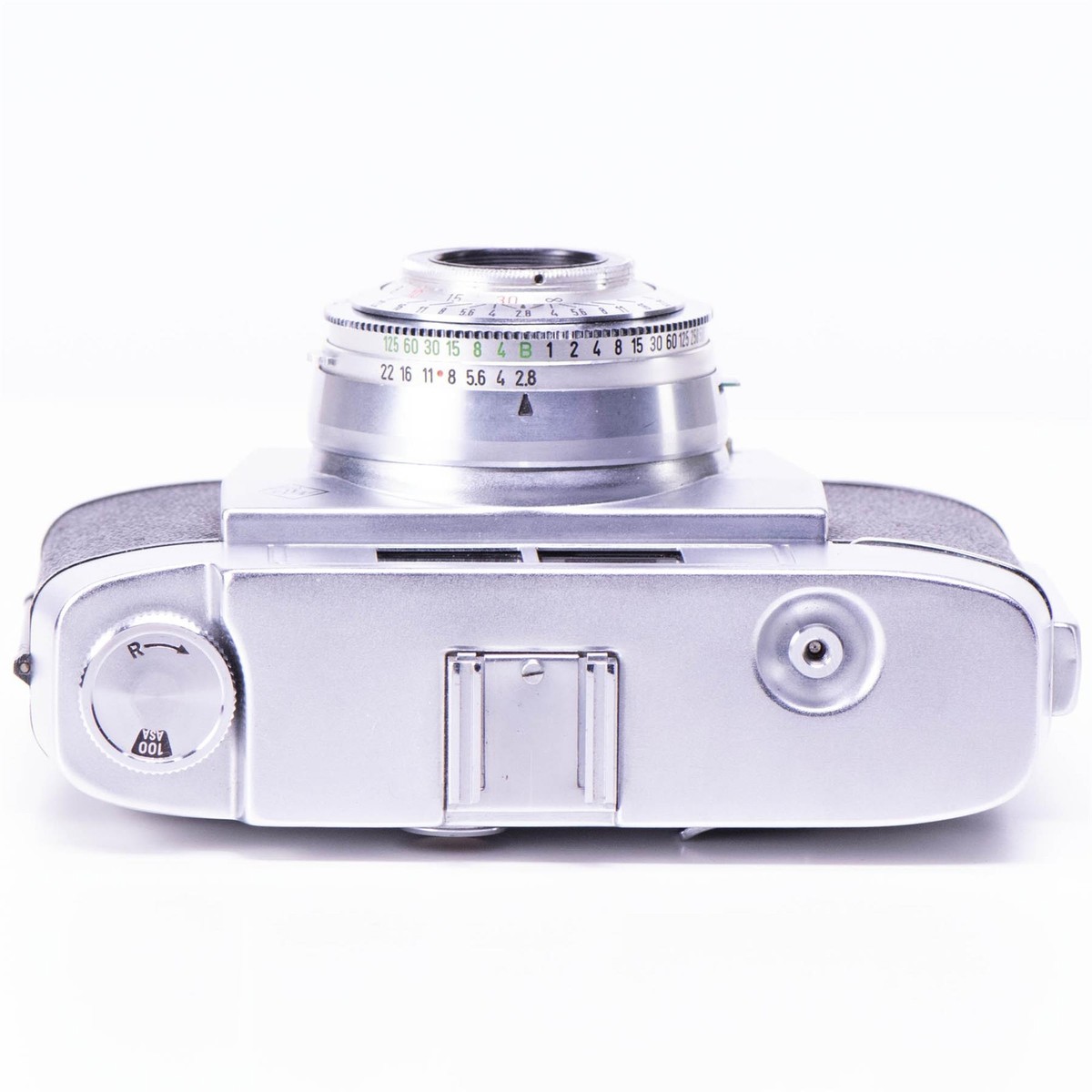 フィルムカメラ AGFA SILETTE SL COLOR-SOLINAR 50mm f2.8 Agfa Silette Type E Camera | Solinar 50mm f2.8 | White