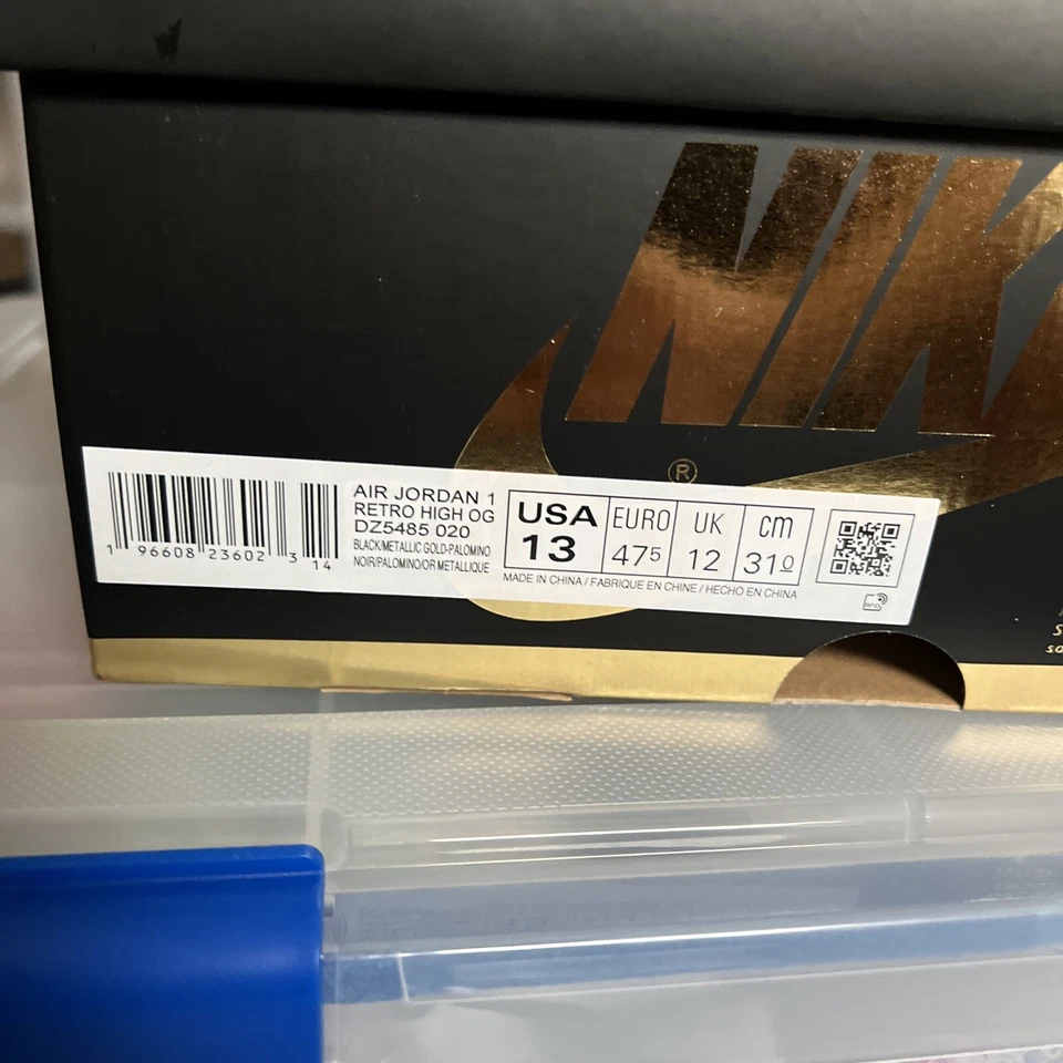 Talla 13 Jordan 1 Retro OG Alto Palomino Nuevo DZ5485-020 Foto 3 de 4