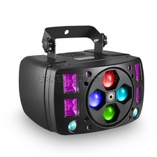 PAIDUN Butterfly Pattern Laser Projector Stage Light LED RGBW DJ Disco Party KTV