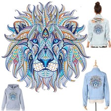 Lion head Heat Transfer - Jungle King animal wildcat leo cat prey predator lions