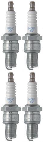 Set of 4 NGK Standard Spark Plugs for Arctic Cat LYNX 1991 Engine 340cc
