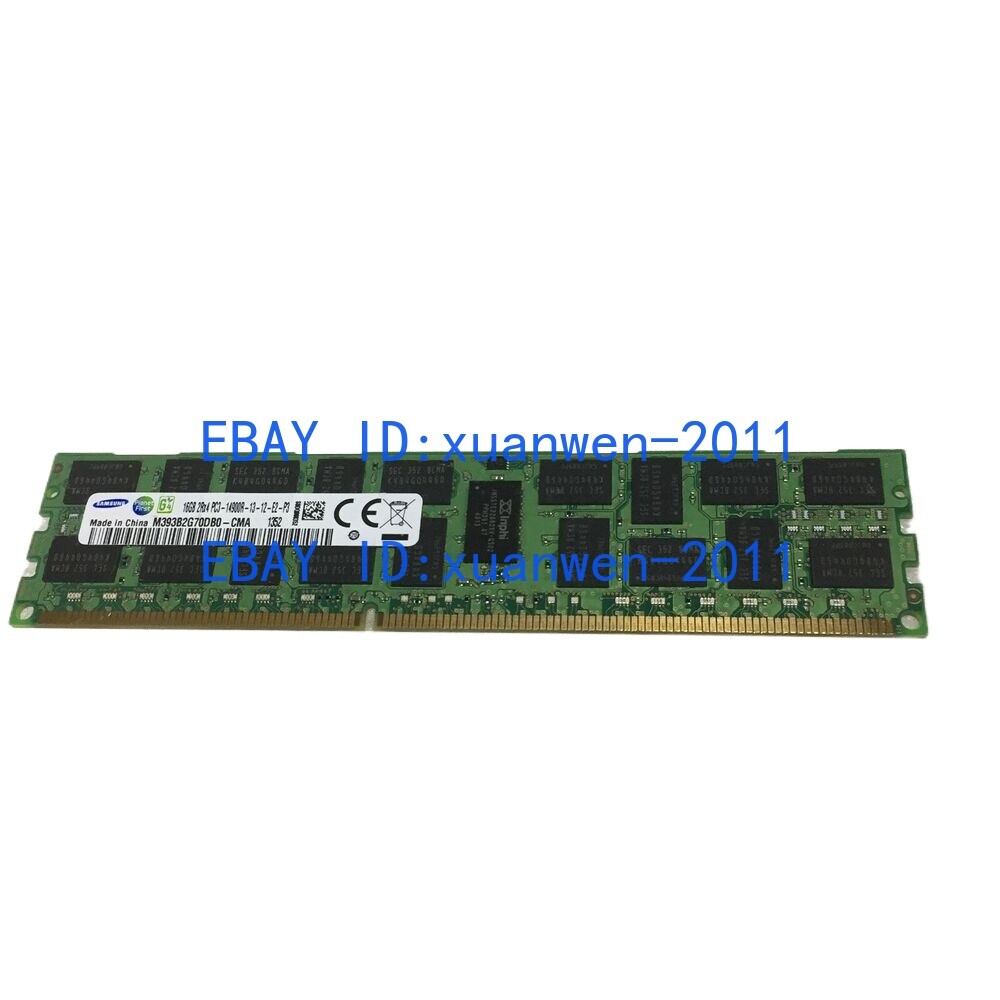 64GB Samsung 4*16GB PC3-14900R DDR3 1866MHz RDIMM ECC Server