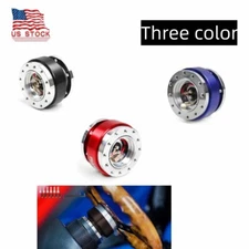 Car Steering Wheel Ball Quick Release Hub Adapter Universal Snap Off Kit Silver