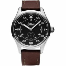 Szanto SZ 2754 Men s Heritage Aviator Quartz Brown Strap Watch