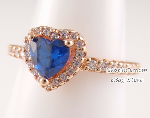 SPARKLING BLUE ELEVATED HEART PANDORA 