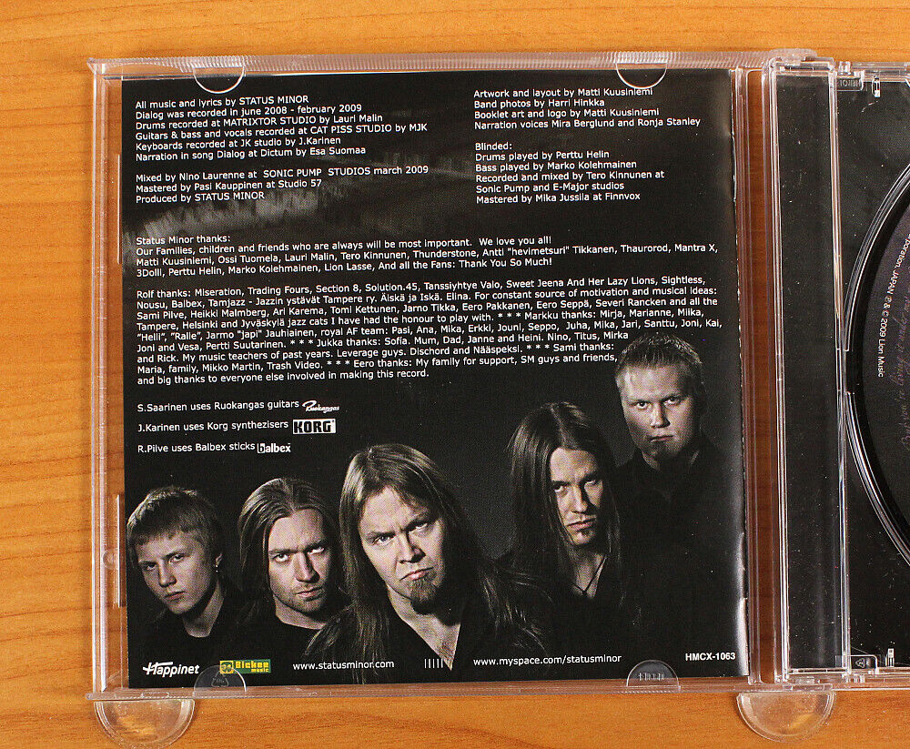 Status Minor - Dialog CD (Japan 2009 Happinet) HMCX-1063 | eBay Status Minor - Dialog CD (Japan 2009 Happinet) HMCX-1063 | eBay