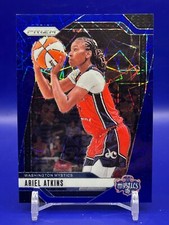 2024-25 Ariel Atkins Blue Velocity WNBA Prizm Basketball # 56 Washington Mystics