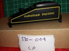 SLOPEBACK TENDER BODY SHELL CP ALL PLASTIC  BY IHC/PERFECTA NEW 530-009