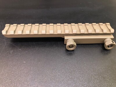 Flat top 1/2 Riser 14 slot Scope Rail Mount Cerakote FDE OD GREEN GOLD BLUE GREY