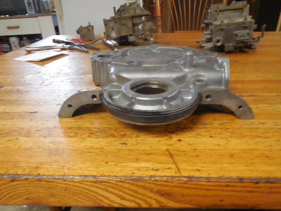 Ford Mustang & Shelby GT350 289 1965 1966 cubierta de cadena de distribución con fecha 65 de agosto limpia Foto 2 de 4