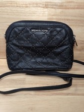 Michael Kors Womens Crossbody Black Leather A...