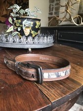 Nocona Child Belt Leather With Camouflage Design Size 22