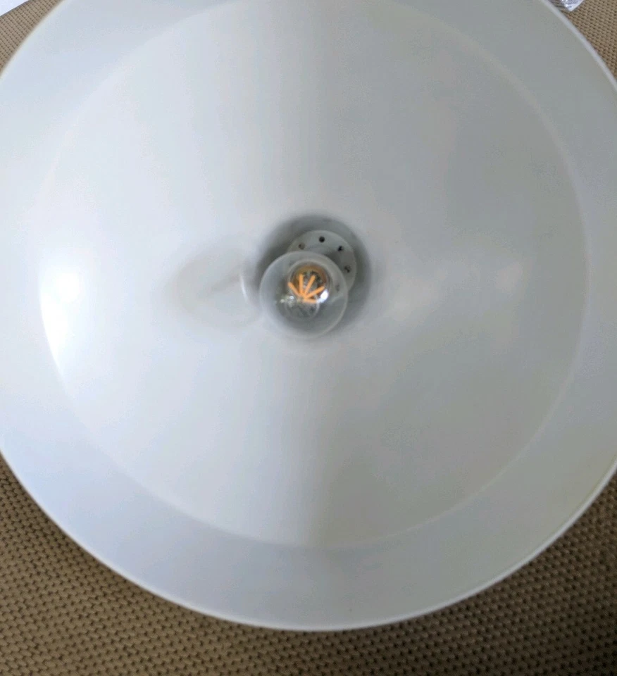 Lámpara colgante cromada plateada de 15,5" para cocina comedor techo Foto 4 de 4