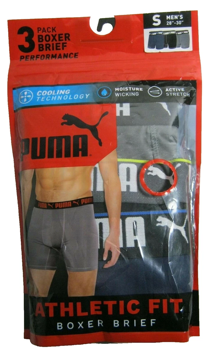 Men's Athletic Fit Boxer Briefs [3 Pack]