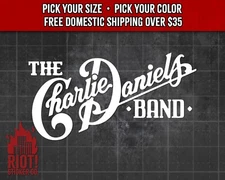 The Charlie Daniels Band Decal for Car Band Logo Sticker for Laptop Classic Rock