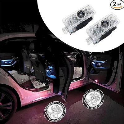 For Mercedes-Benz CLS CLA C E 2X HD LED Ghost Shadow Projector Laser Door Light