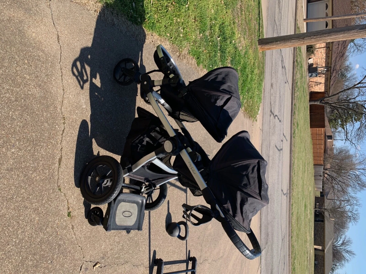 springe Seraph Anmelder baby jogger city select double stroller, black, glider attachment w/ cup  holder | eBay