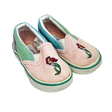 VINTAGE DISNEY KIDS THE LITTLE MERMAID ARIEL SHOES SIZE 3 CHILDRENS NORMAL WEAR