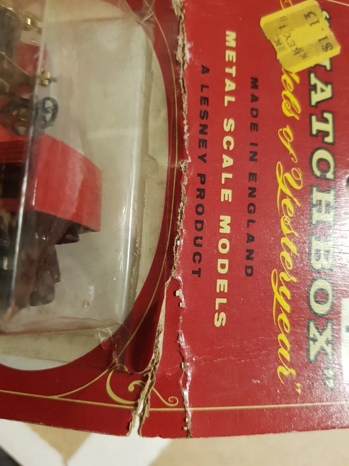 Matchbox Models of Yesteryear Y-11 1912 Packard Landaulet OVP, USA Blister + Box - Bild 3 von 3