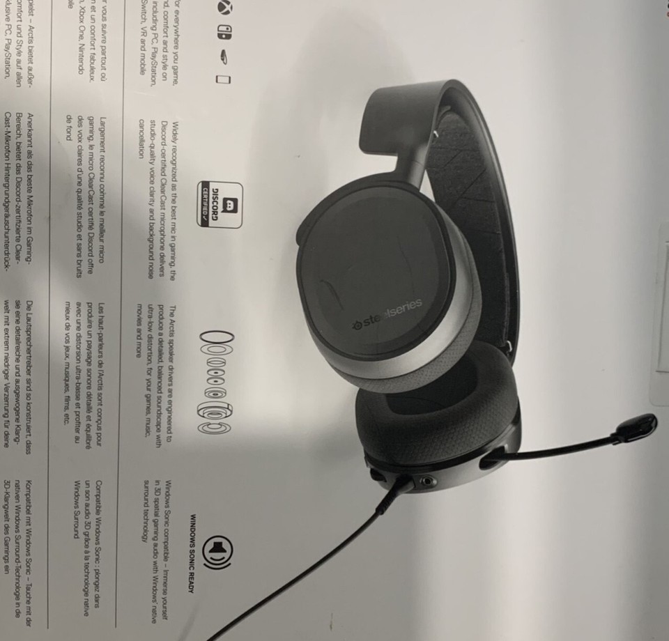 SteelSeries Arctis 3 (2019) Bluetooth Gaming Headset Black