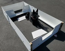 Medium Whelping Box w/safety pig rails,  liner & potty area 42x56 FREE S & H