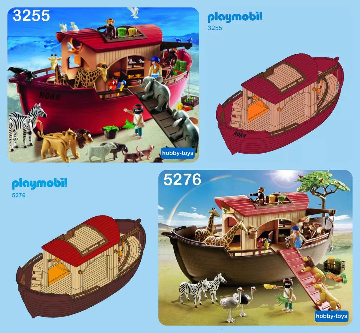 Playmobil - 5276 - Arche De Noé Avec Animaux De La Savane