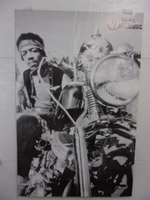 JIMI HENDRIX ROCKING HIS PANHEAD,,THE EXPERIENCE POSTER.WOW