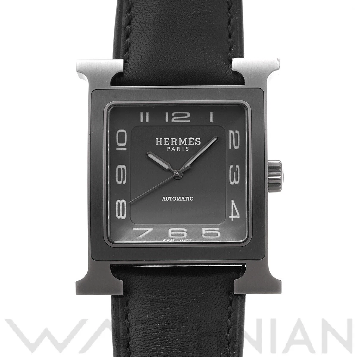 HERMES H Watch Titanium HH5.841 Men's Watch From Japan G0319