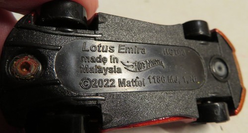 Hot Wheels Lotus Emira Red Diecast Car Factory Fresh Series Loose 2022 Loose Toy - 第 13/15 張圖片