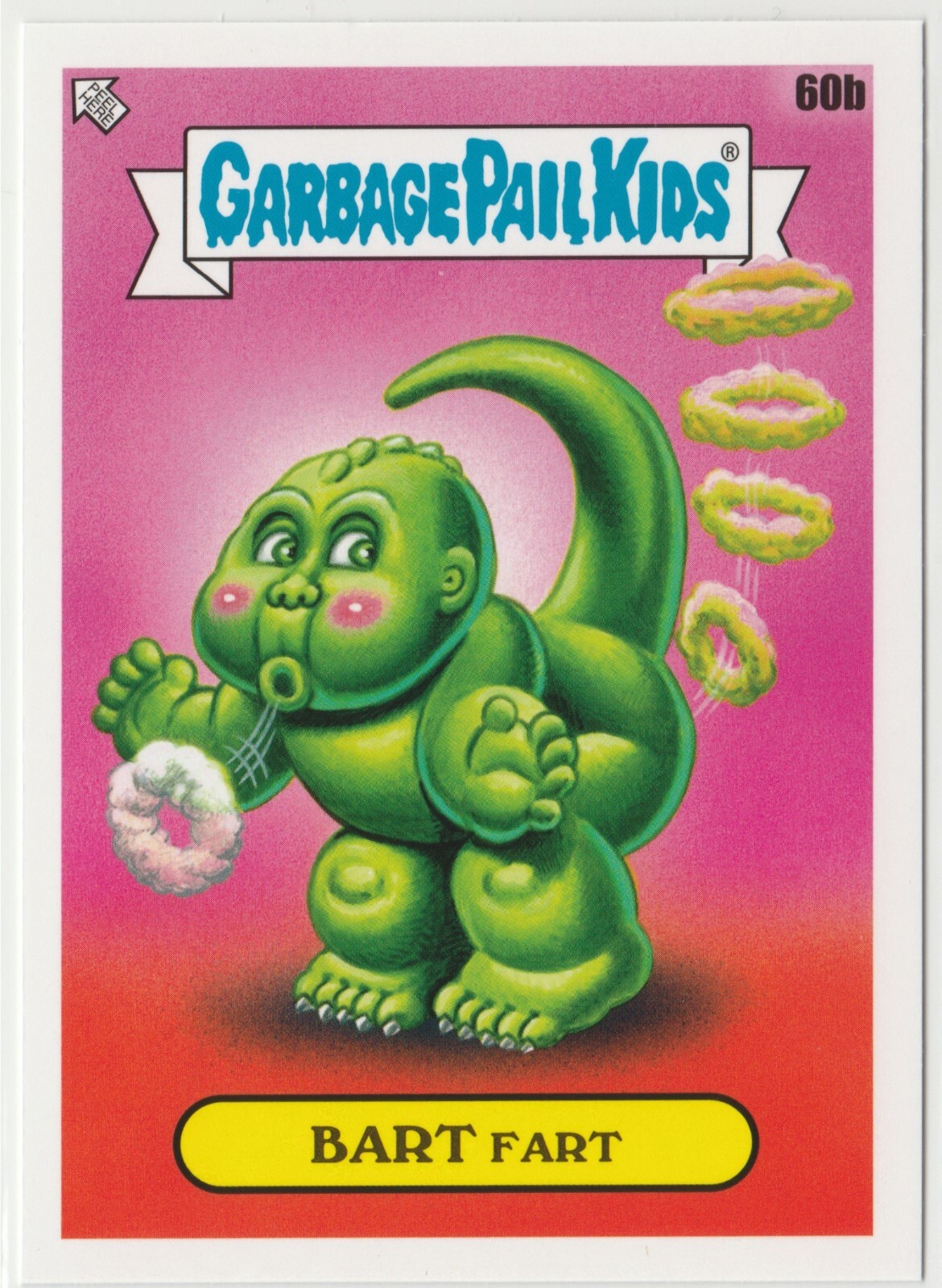 Bart Fart #60b Garbage Pail Kids GPK 2023 Intergoolactic Mayhem Card