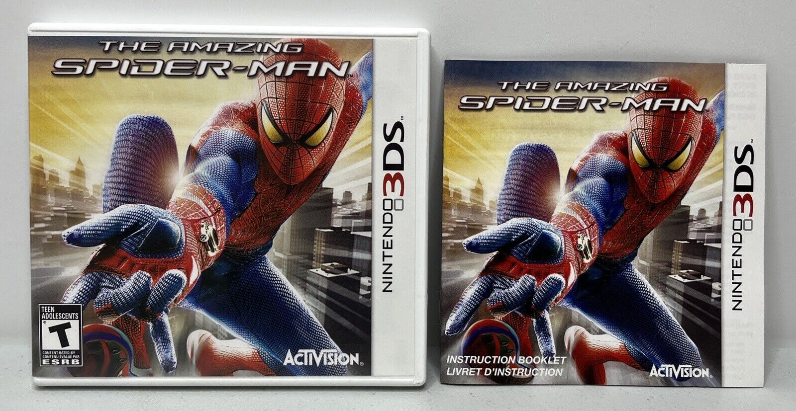 Fahrenheit baggrund Hård ring Nintendo 3DS The Amazing Spider-Man Original Case + Manual Only *No Game* |  eBay